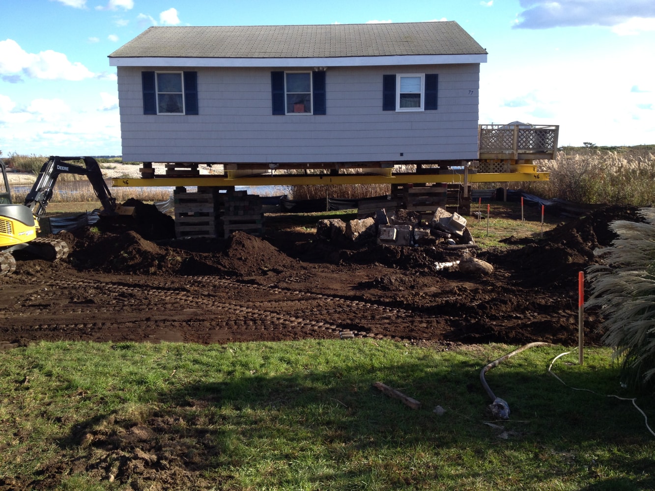 N J & J Builders LLC South Kingstown, RI Coastal Home Elevated