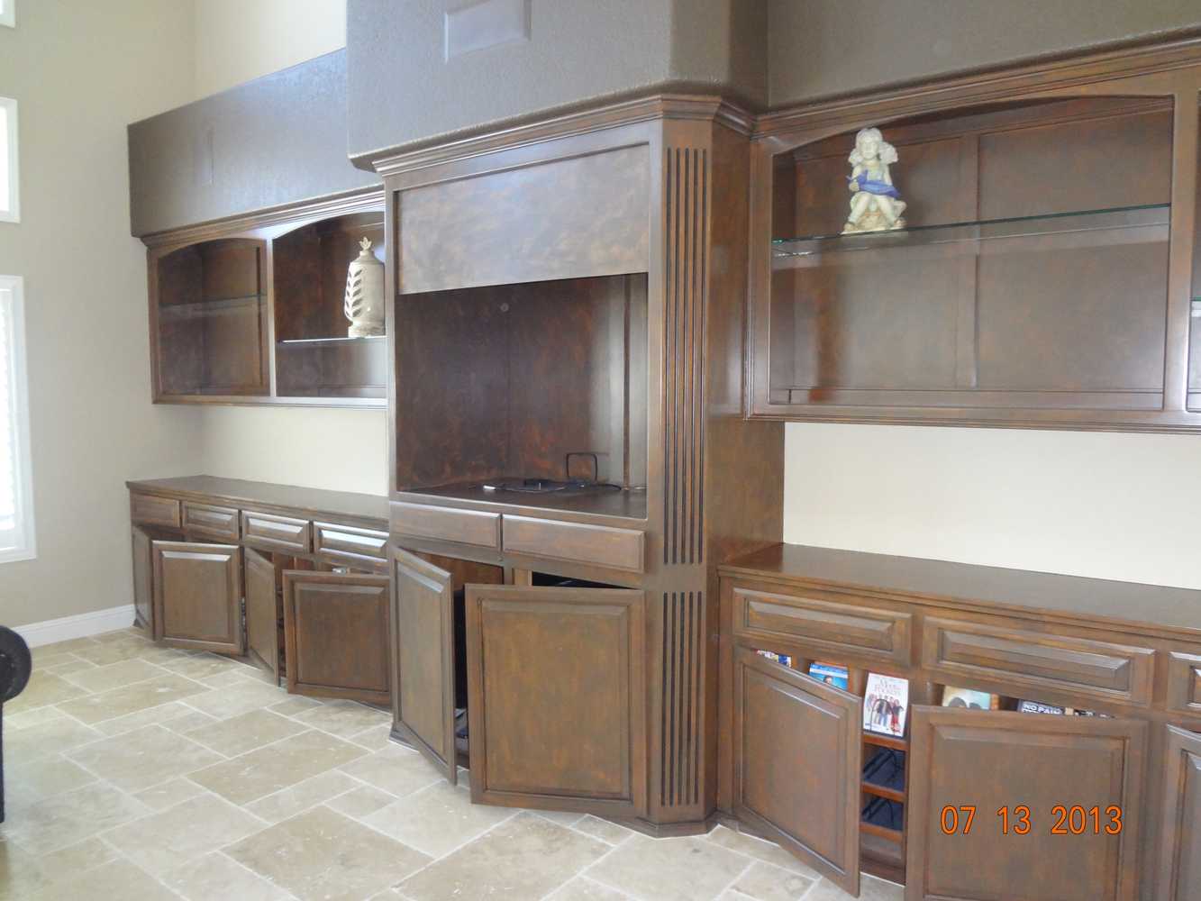 Faux Cabinet Repaint from J & J Painting Services