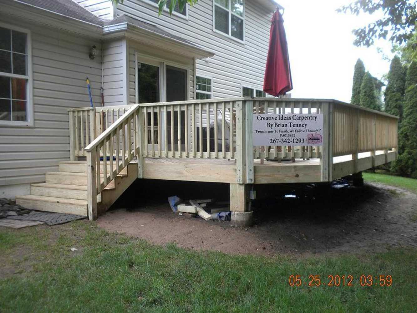 Various Projects: Decks, Kitchens, Baths, Doors, Flooring, Cabinets And More!