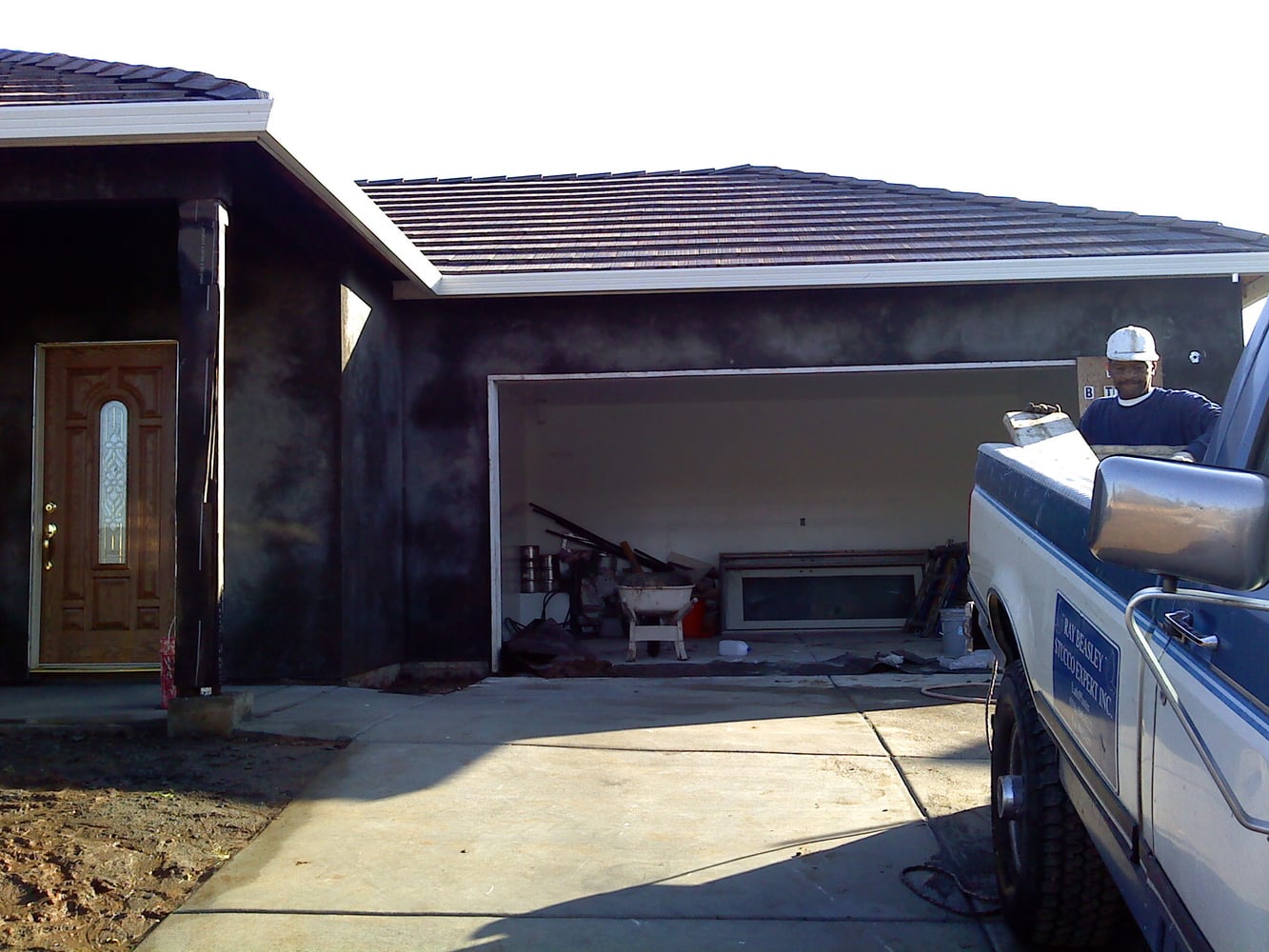 Three coat with texture