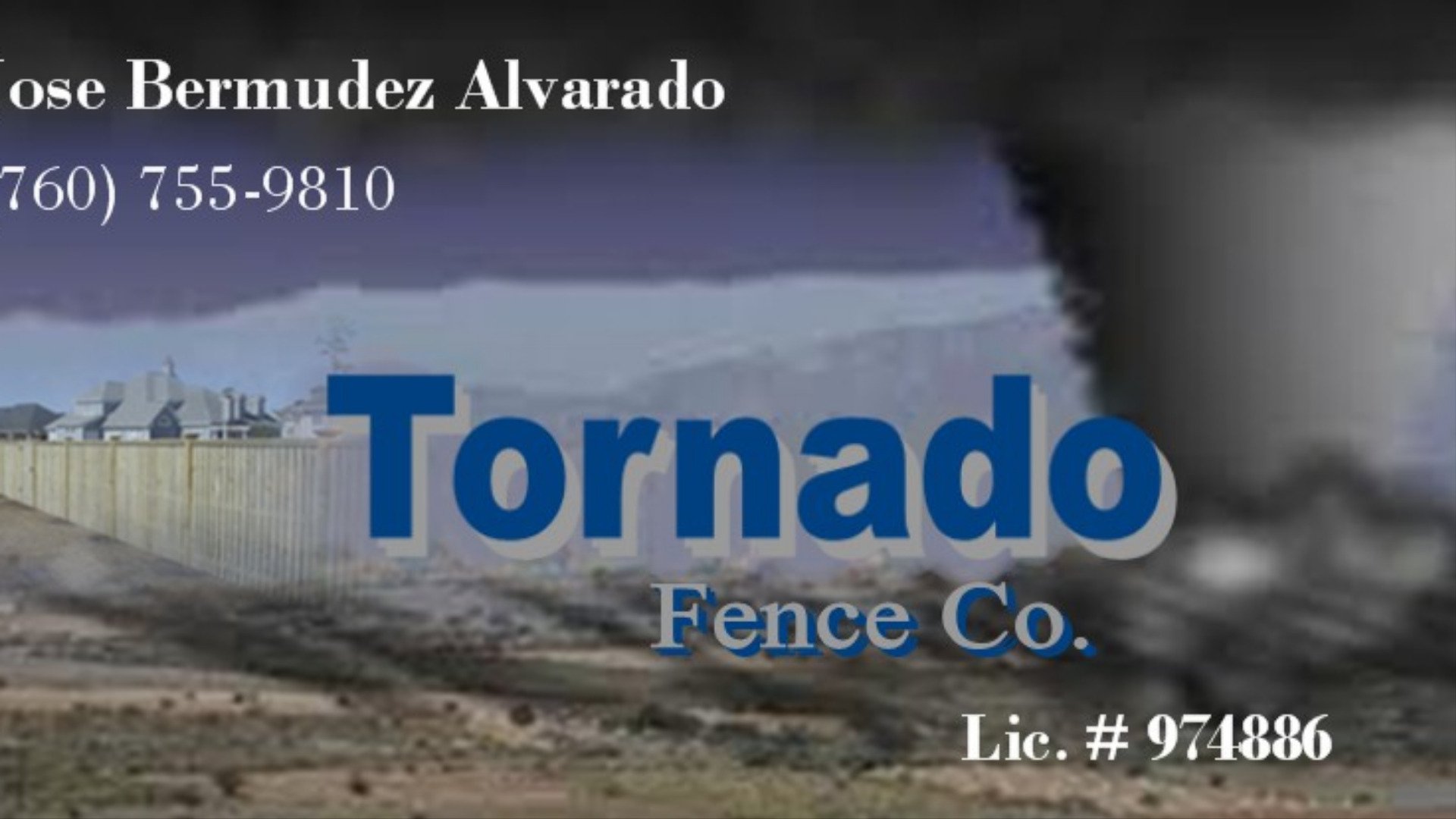 Tornado Fence Company San Diego