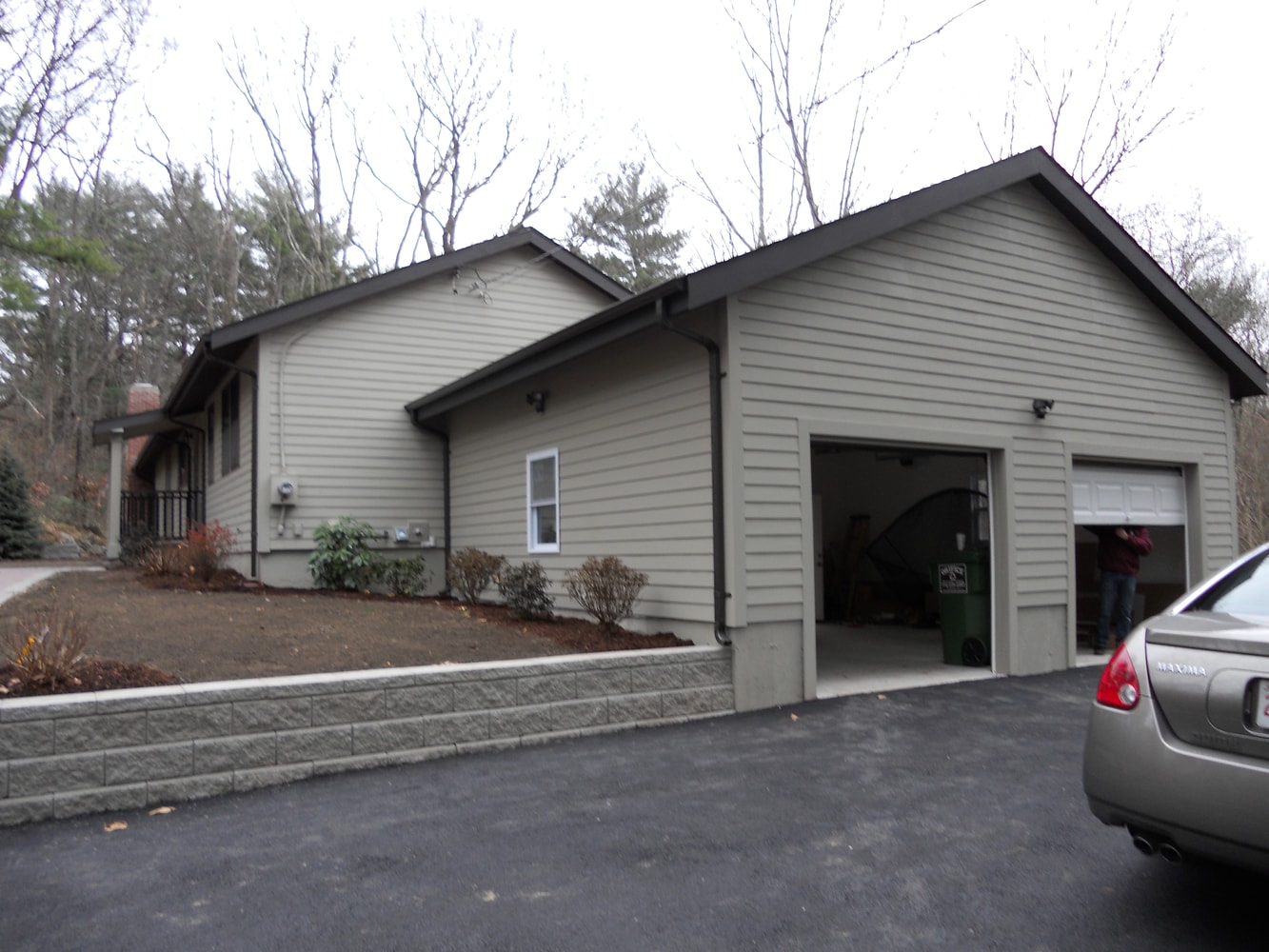 Building a two car Garage in Wayland