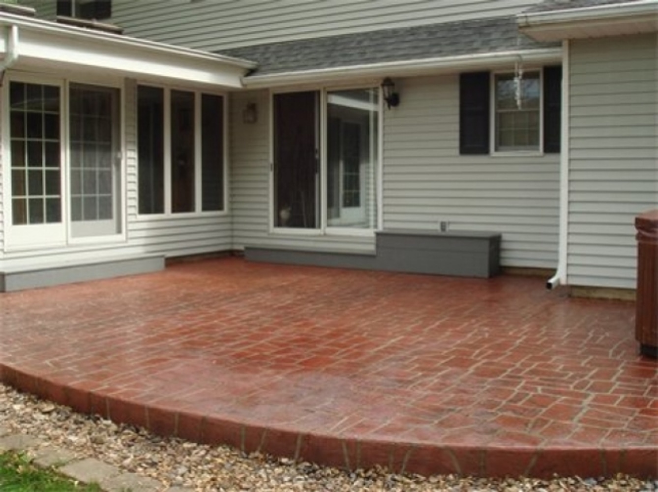 Decorative Concrete Patio