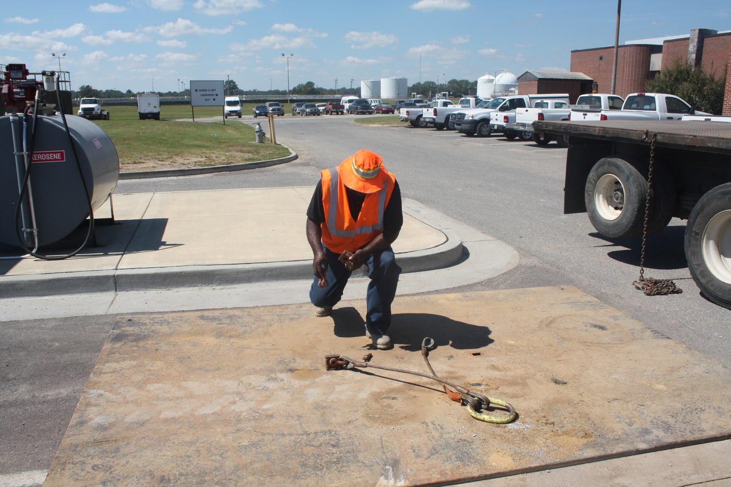 waste water treatment plant