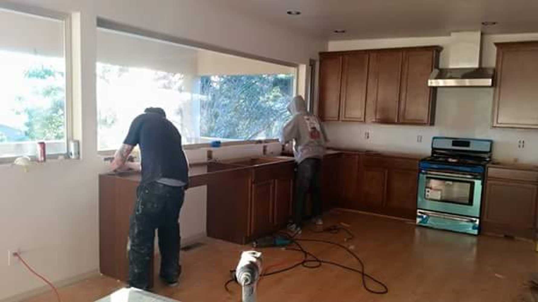 Kitchen Remodel/ Basement paint prep