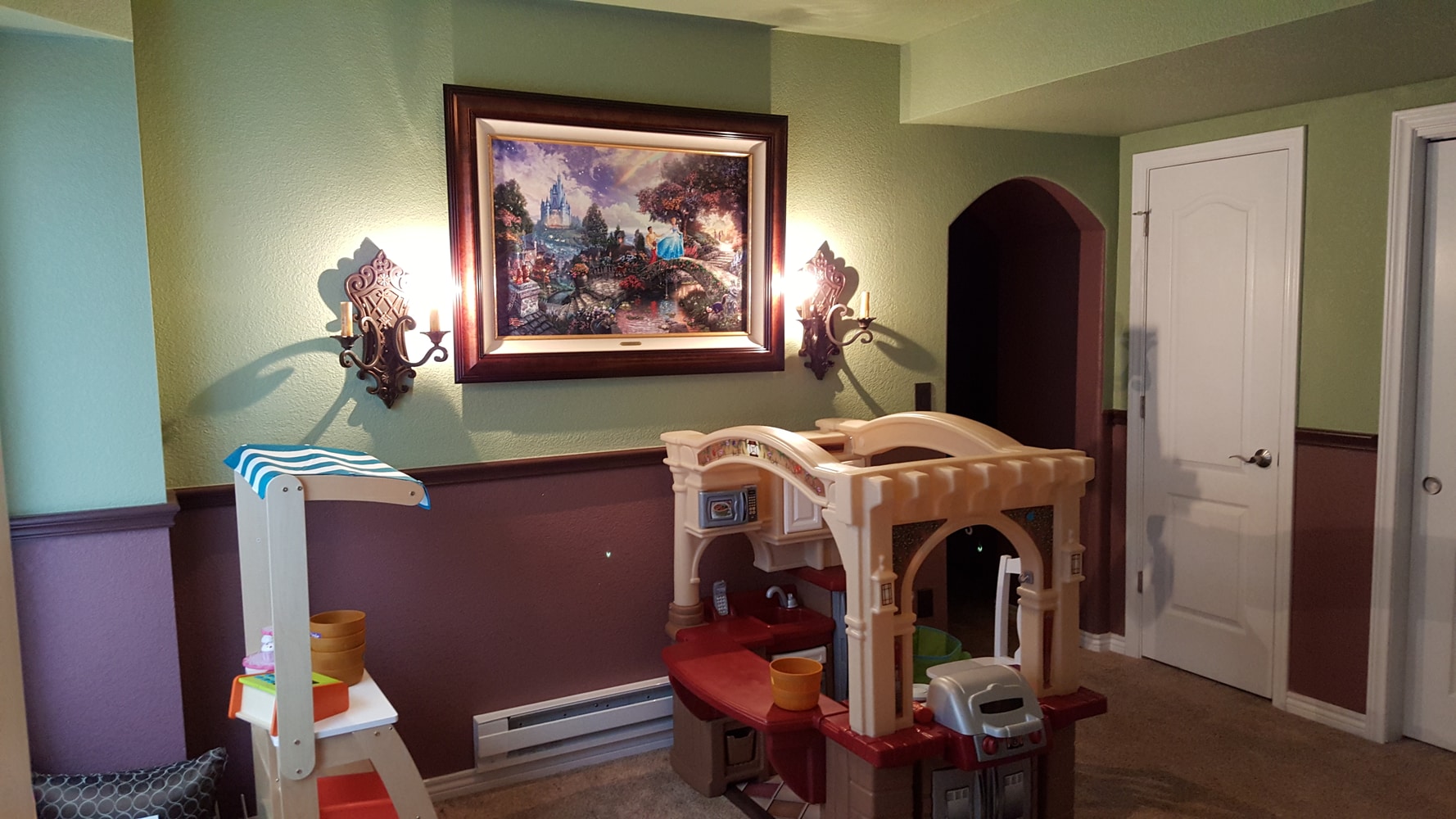 Basement finish, Southshire Rd., Highlands Ranch, CO