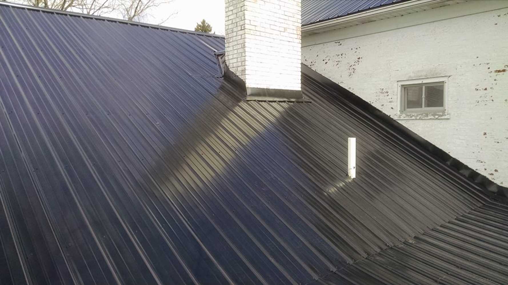 Black Metal Roof