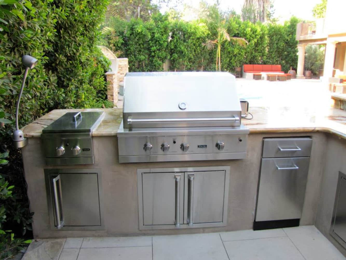 Davids Pool and BBQ Area