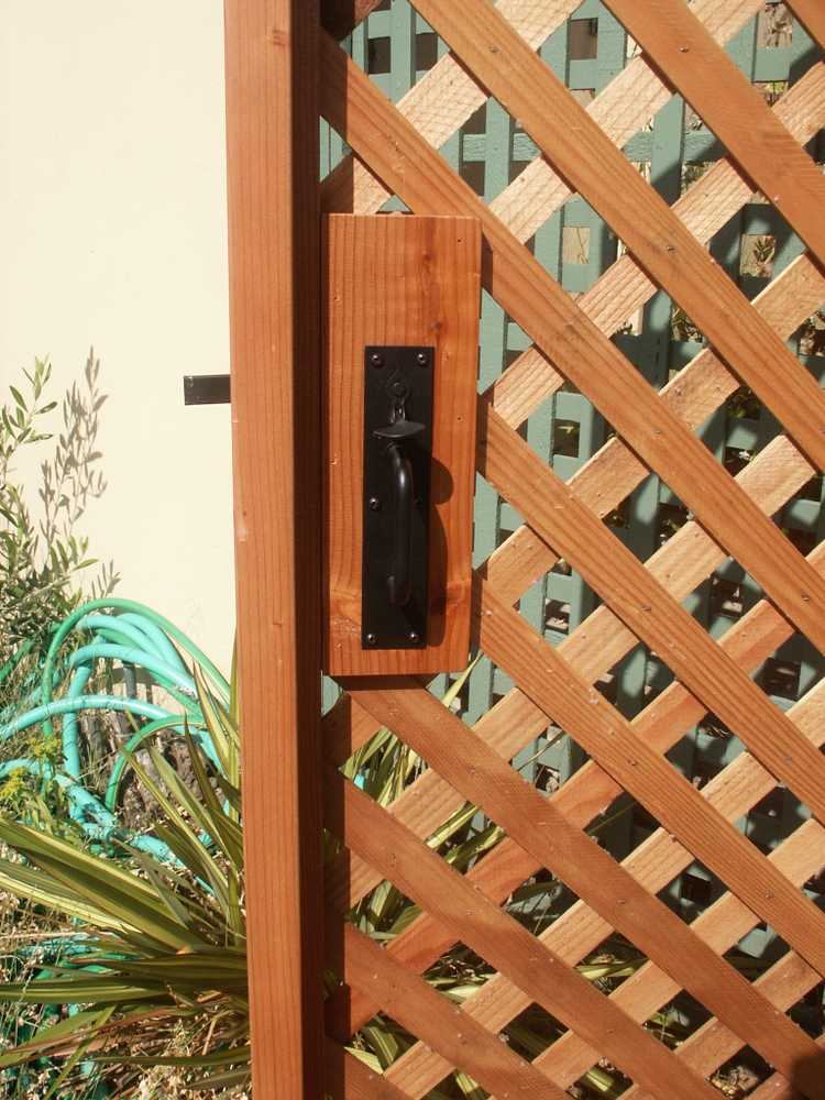 Redwood Gates Fence exterior furniture