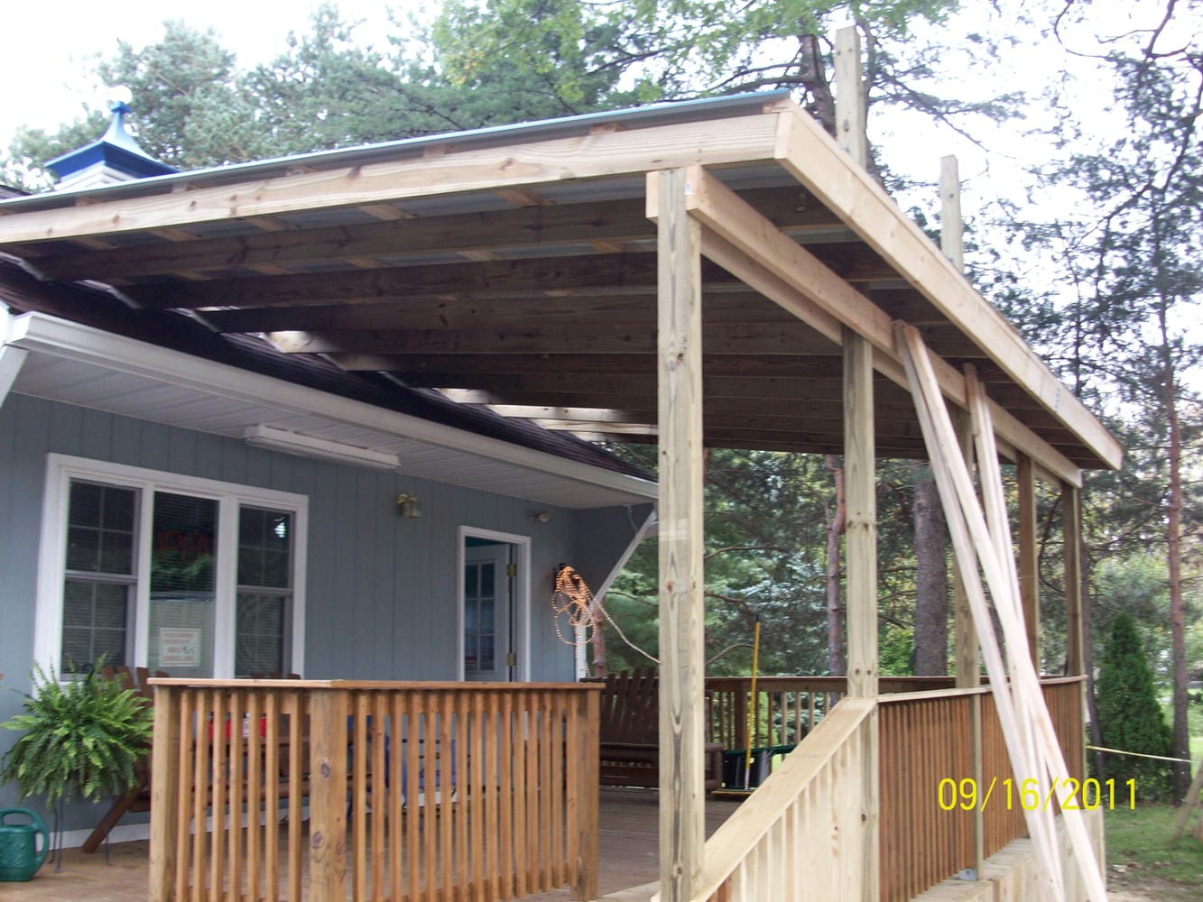 Barber Shop Deck Roof