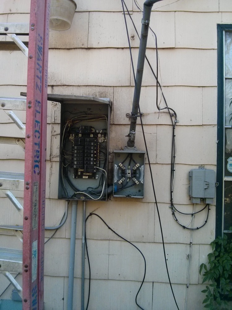 Tree damage/Service Riser repair