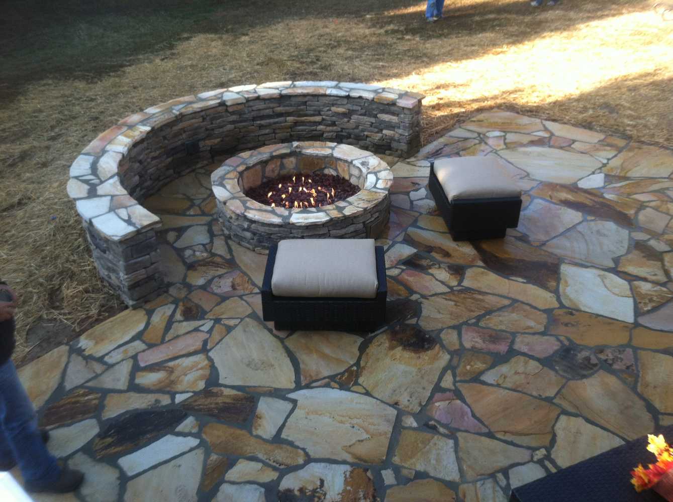 Stone Patio and New Composite Deck