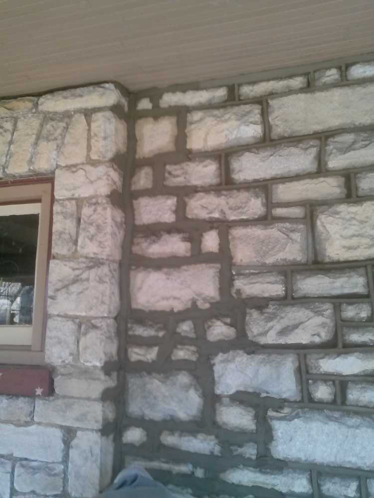 Stone Pointing - Ribbon Pointing