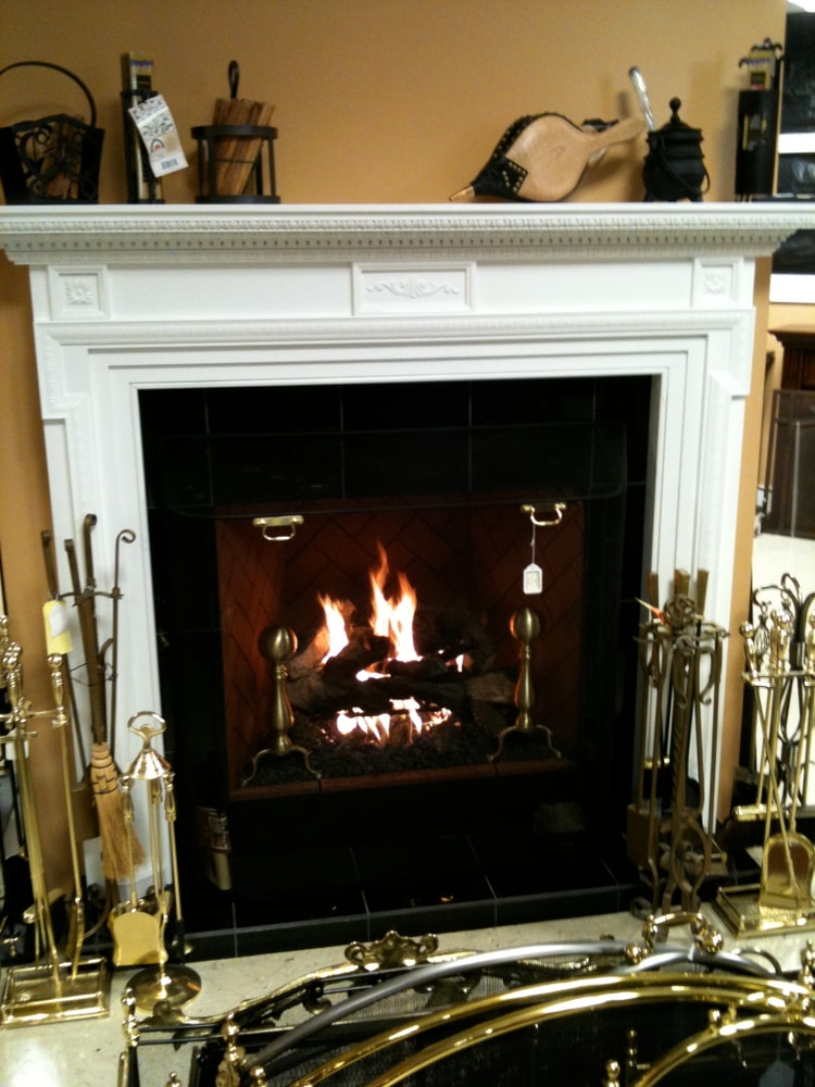 Gas Logs and Custom Mantel