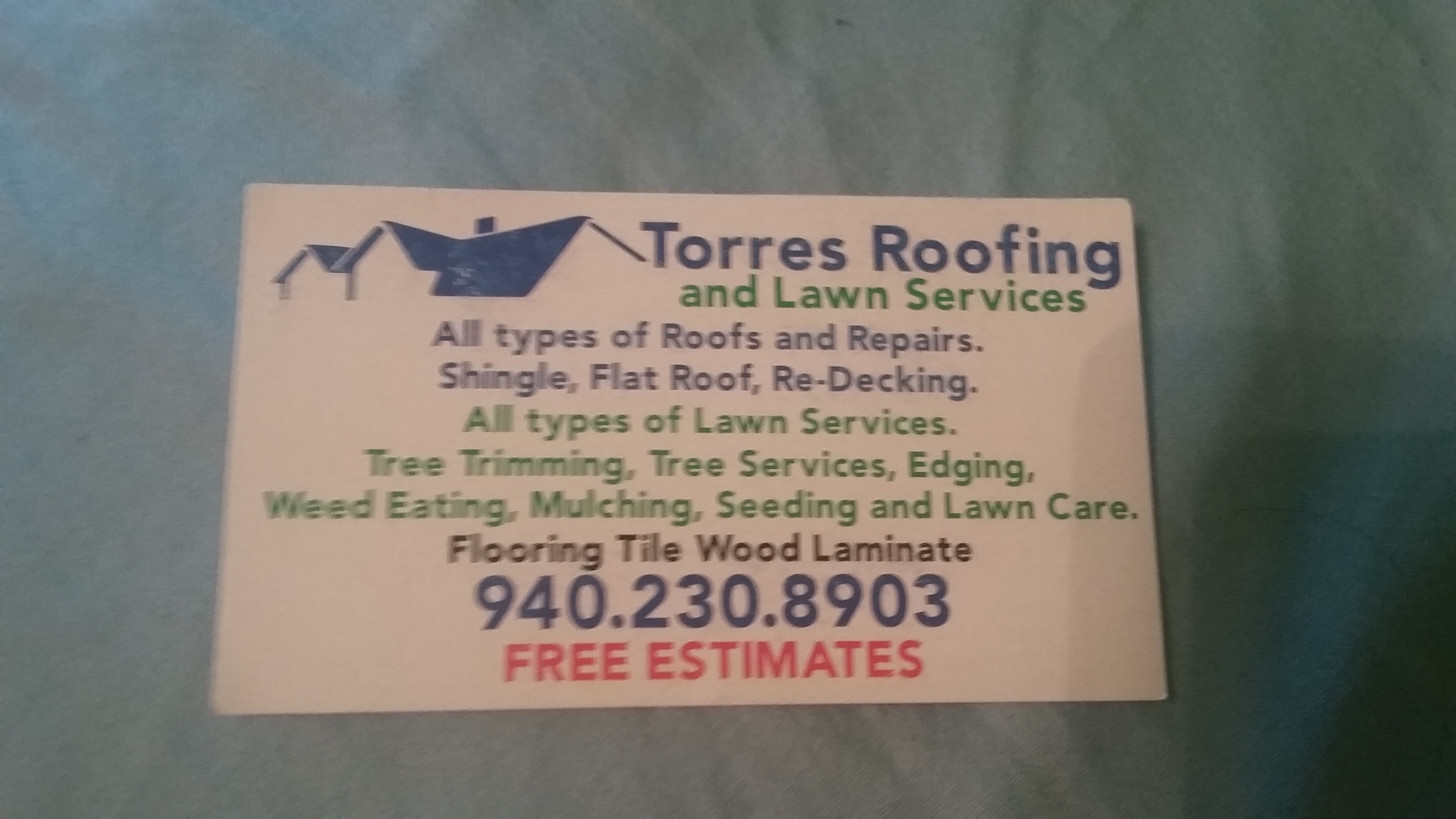 TORRES ROOFING & LAWN SERVICES