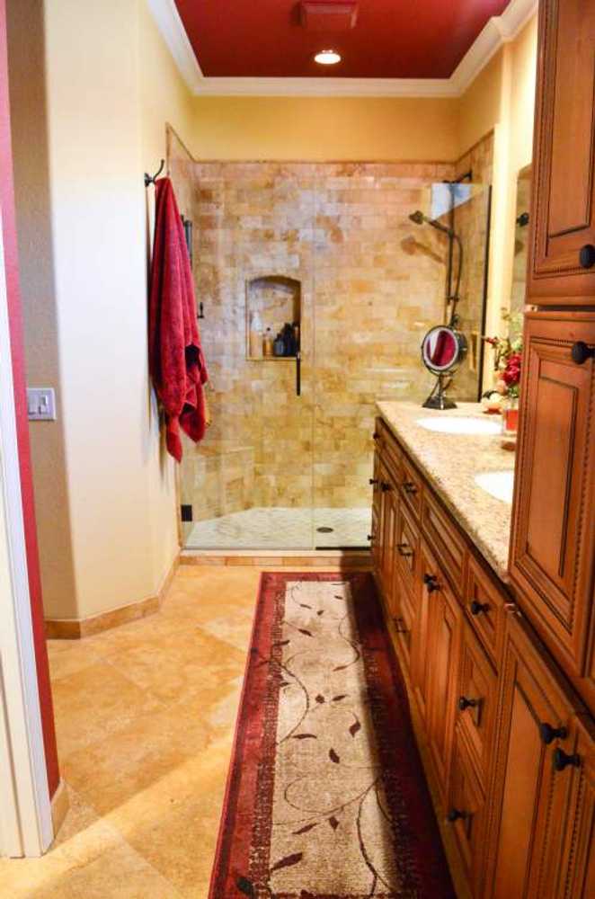 Tuscan Inspired Master Bathroom Remodel