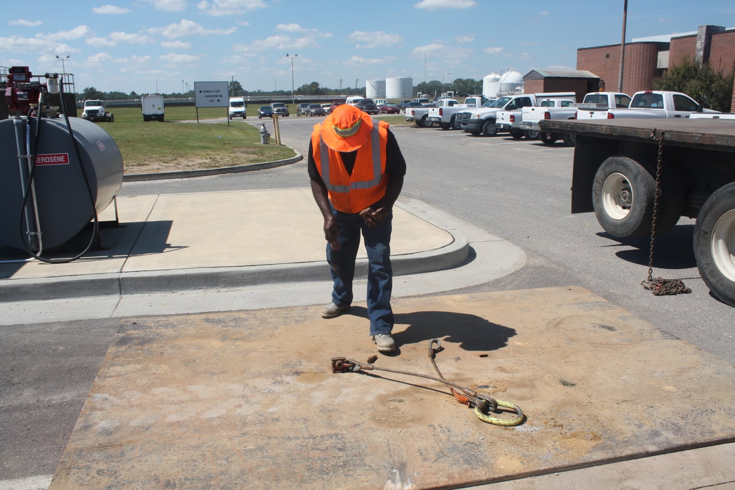 waste water treatment plant