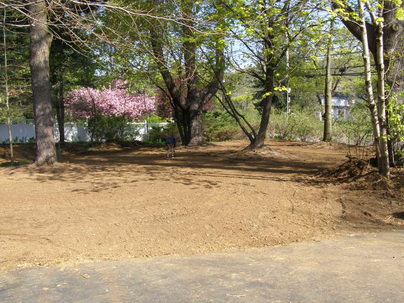 LAWN INSTALLATION SEED PREP JOB SITE