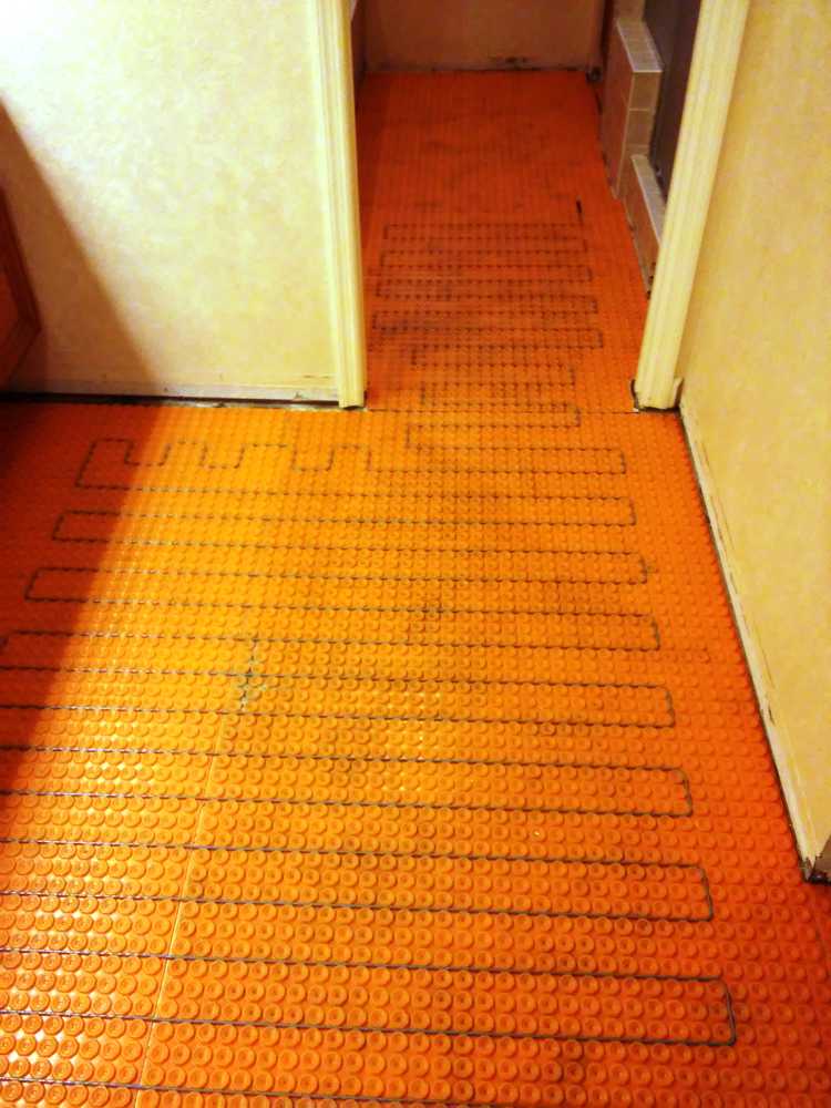 Ditra-Heat floor warming/Tile Floor