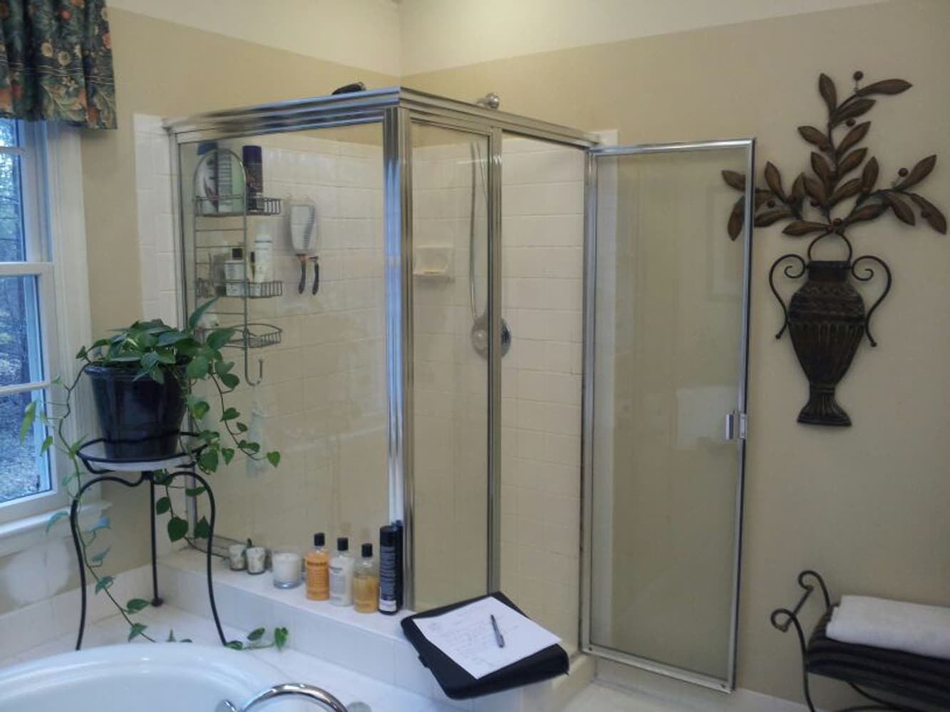 Shower enlargement and replacement