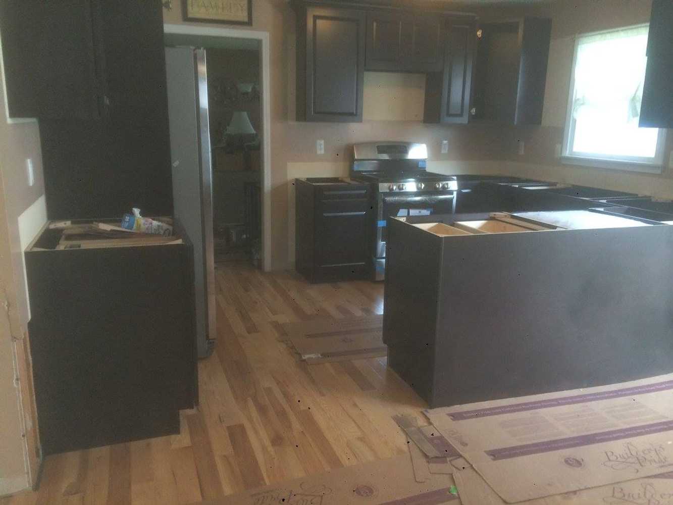 Kitchen and Flooring remodel from water damage