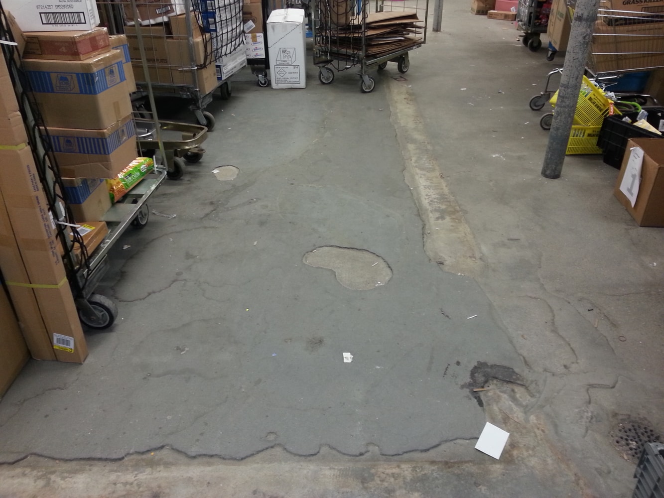 Remove Coating Trip Hazard