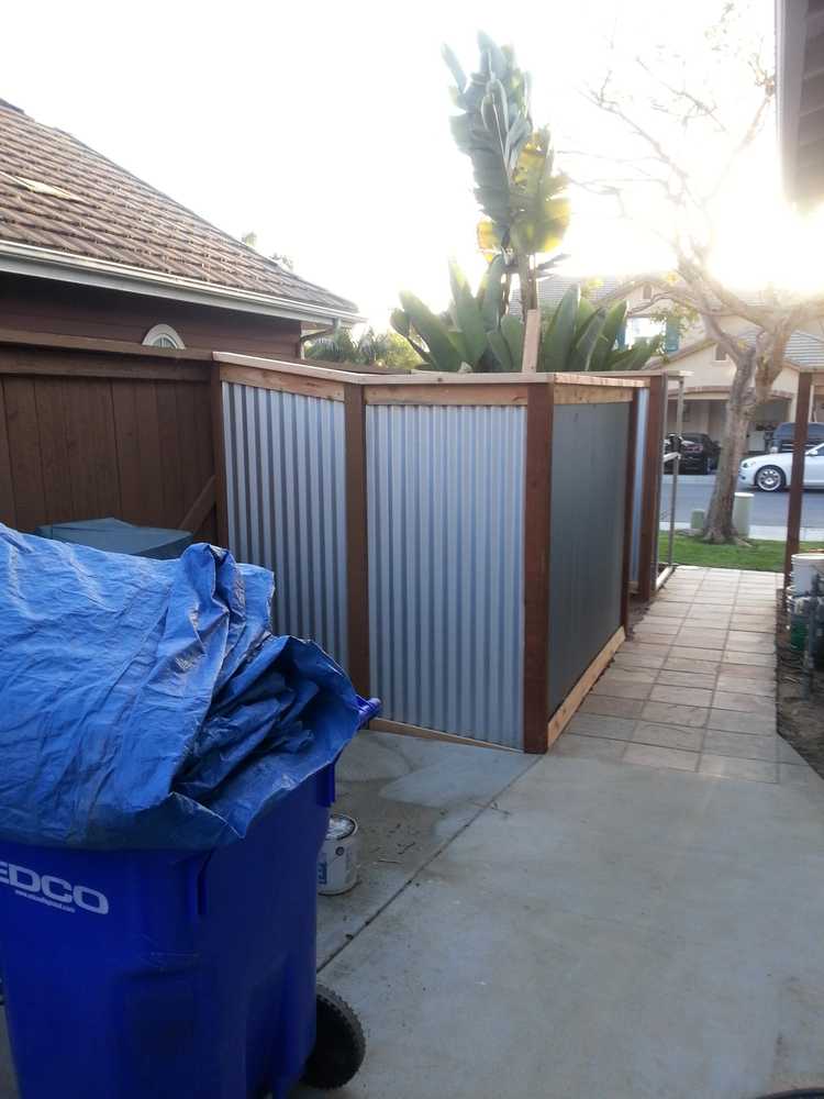 Project photos from Mitre's Fence