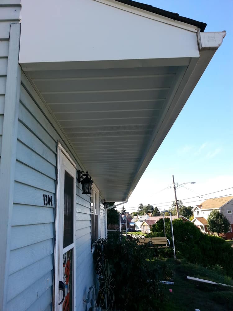 A covered patio we built.