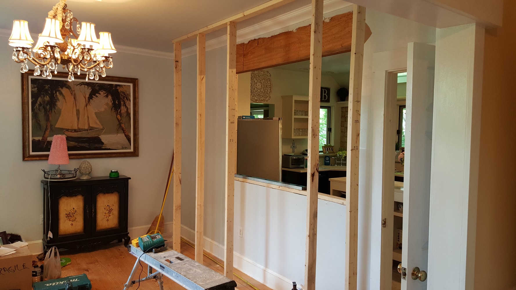 Breakfast bar in Kitchen