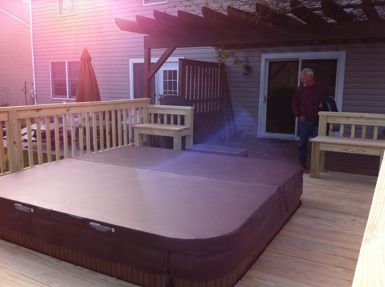 Hot Tub Deck