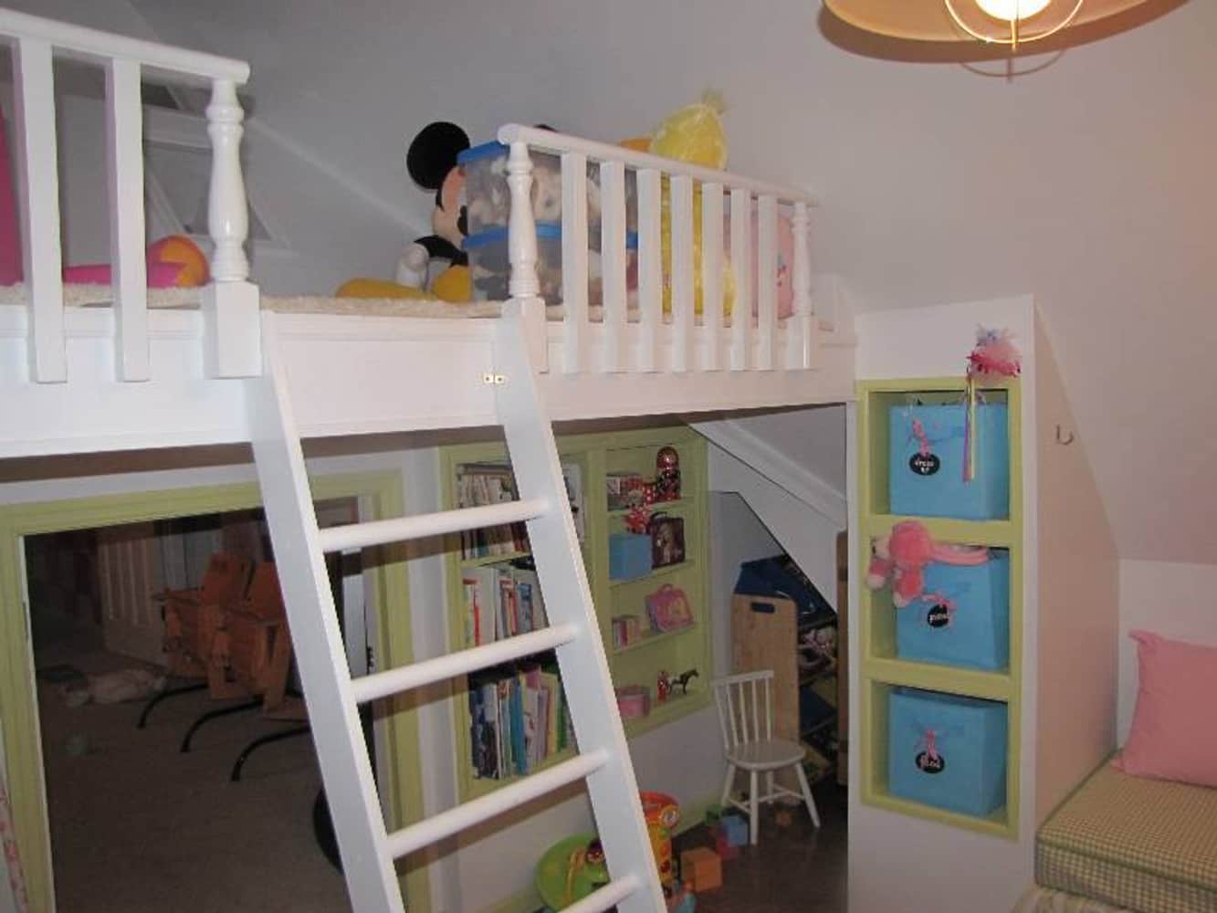 Convert attic space to child's playroom