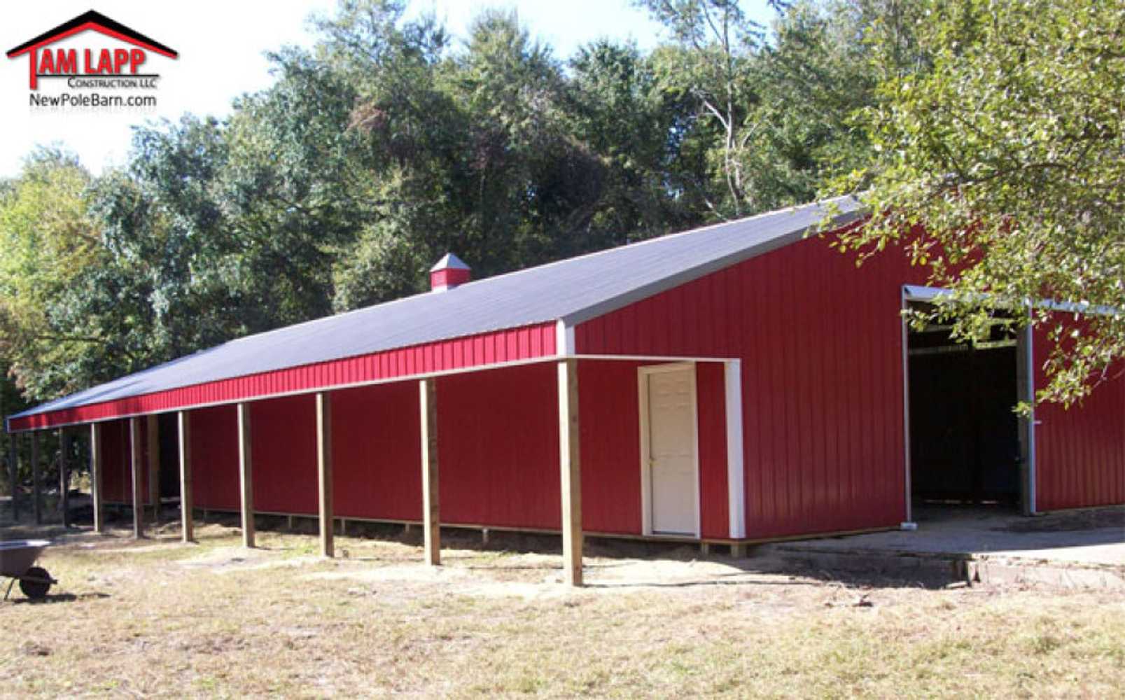 30'W x 90'L x 10'H Agricultural Pole Building in Freehold, New Jersey