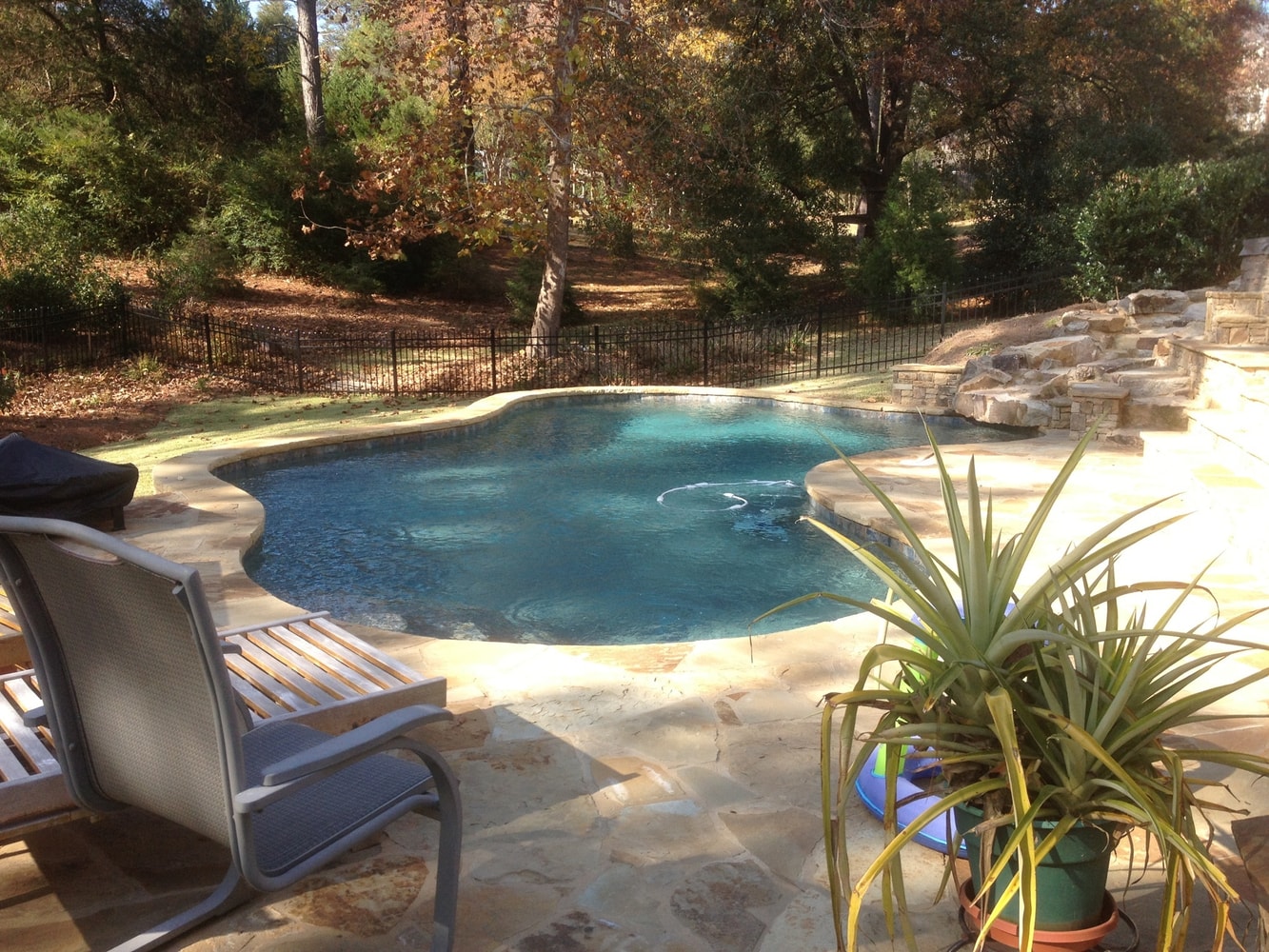 Inground swimming pool photos from Sandals Luxury Pools, Inc.