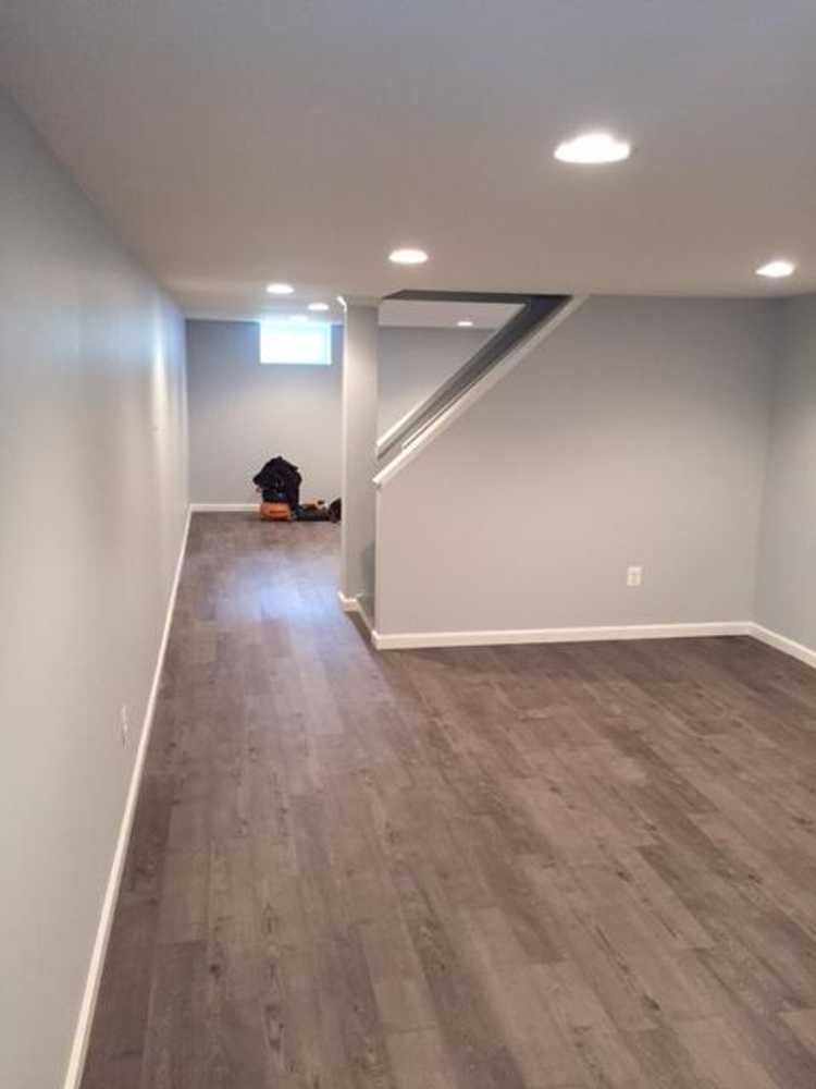 Basement remodel with Floor Plymouth