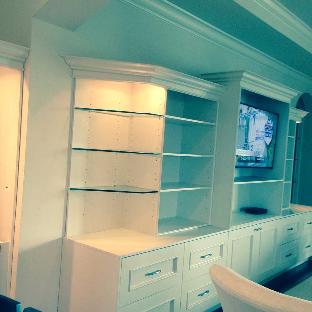 Custom built Wall/TV unit