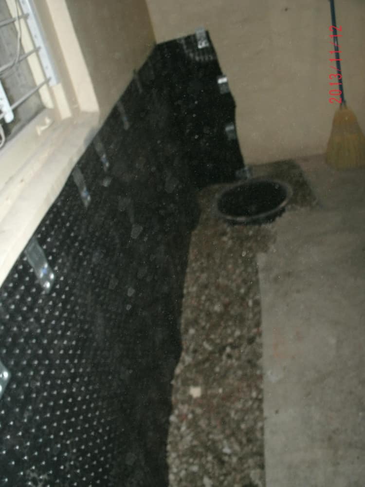 Foundation Waterproofing Inside