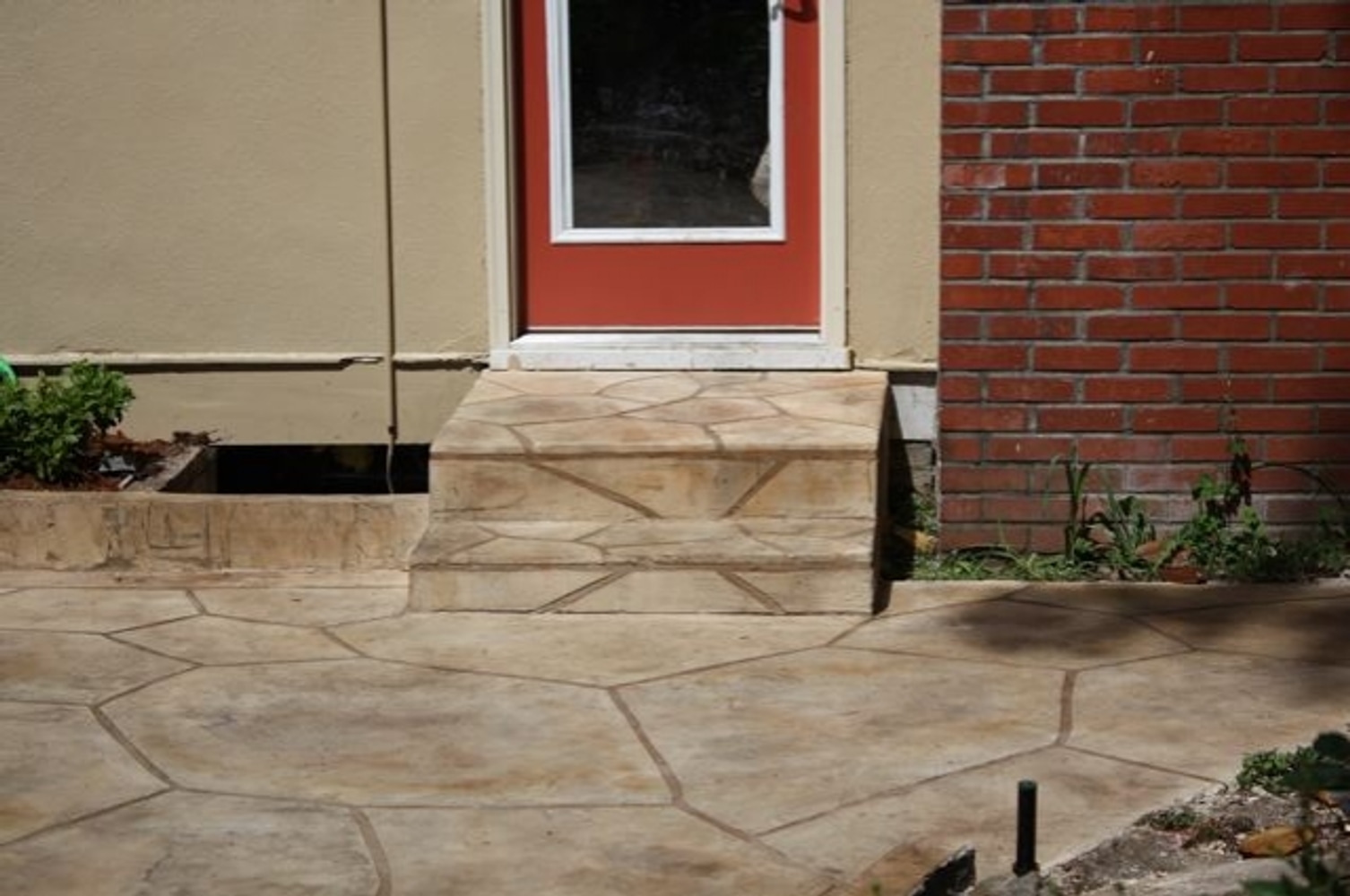 Icoat Concrete exterior flooring overlay system.