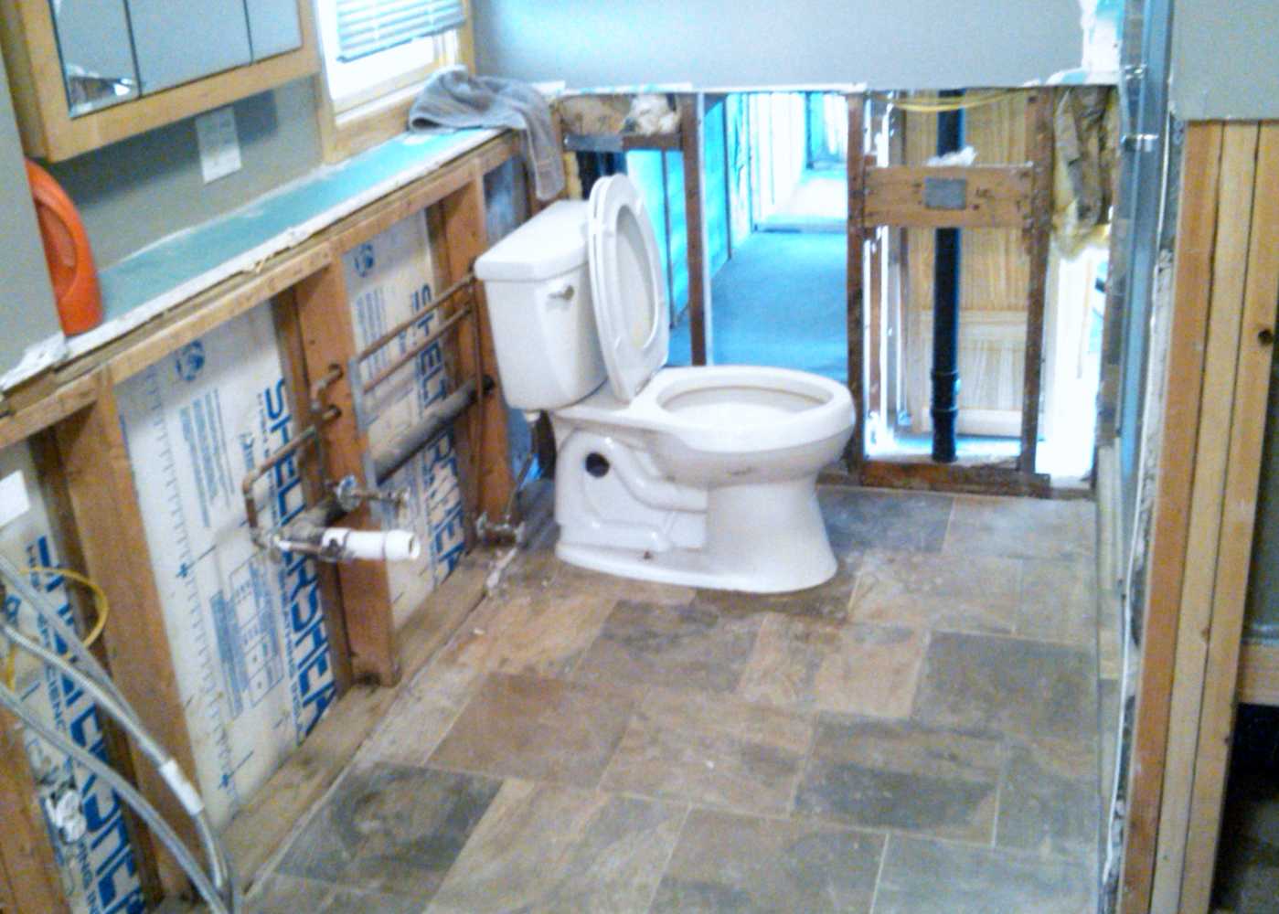 lower level dwelling complete restoration....flood damaged