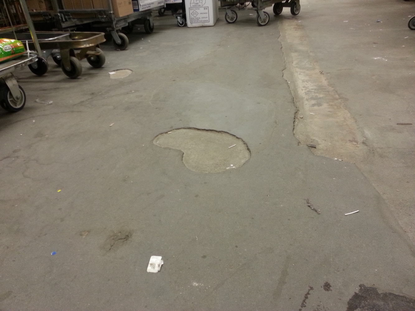 Remove Coating Trip Hazard