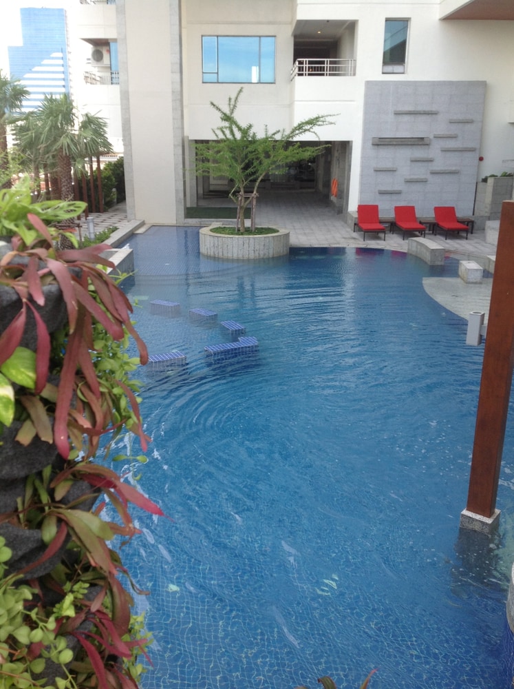 Hotel Pool, Spa, and Lobby