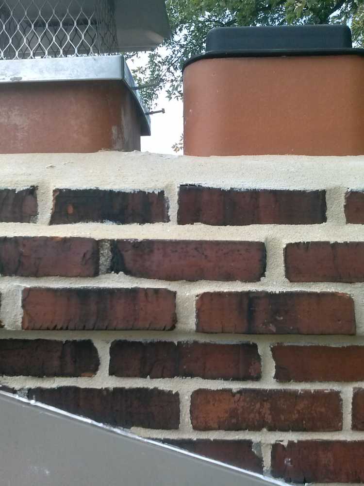 Brick Pointing - Top-Sealing Damper - New Flue Tiles - Cap - Crown