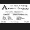 All Pros Roofing & General Contracting
