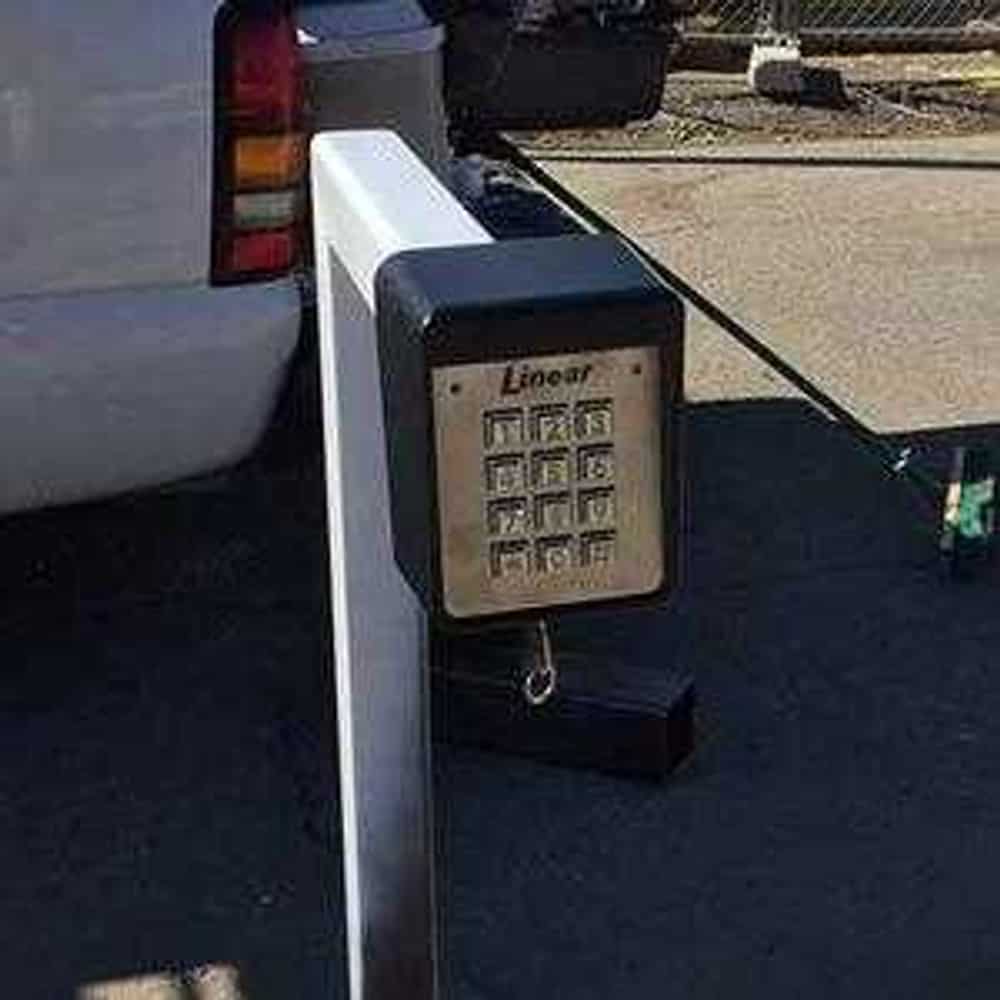 Custom Security Gate with Control System and Vehicle Barriers