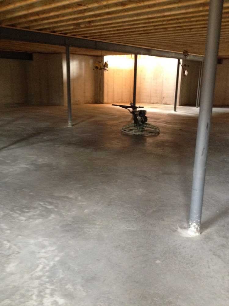 Basement floor