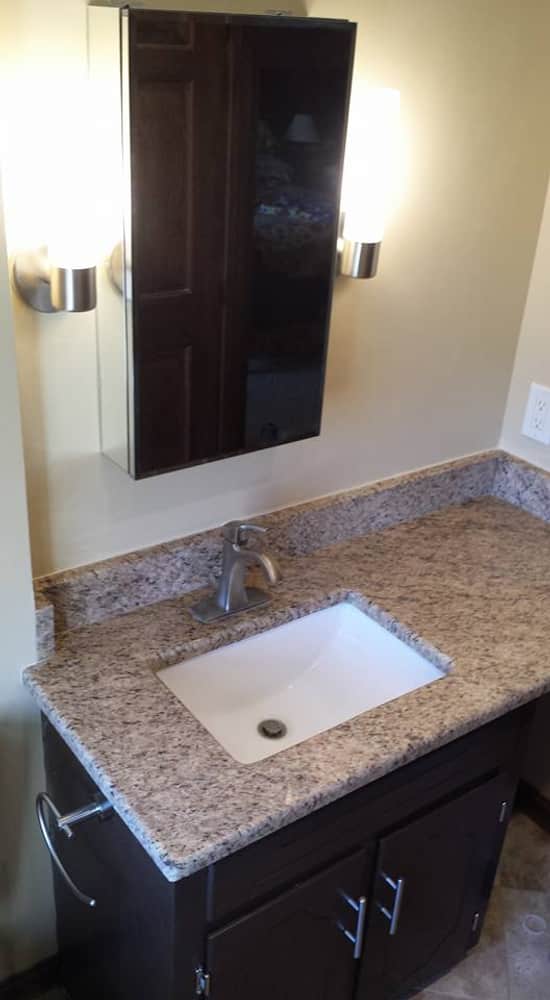 Master and half bath. remodel 