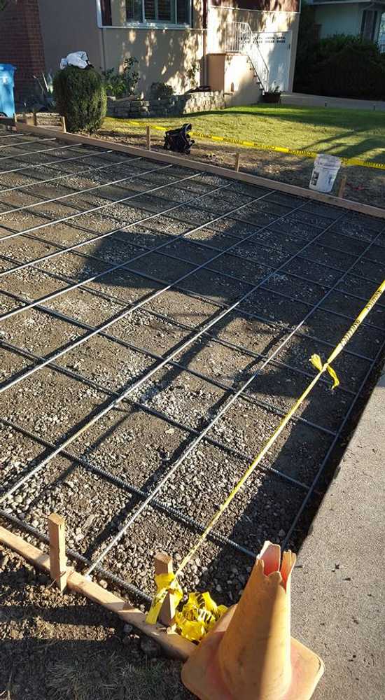 san ramon ave,vallejo. new retaining wall and stamped patio