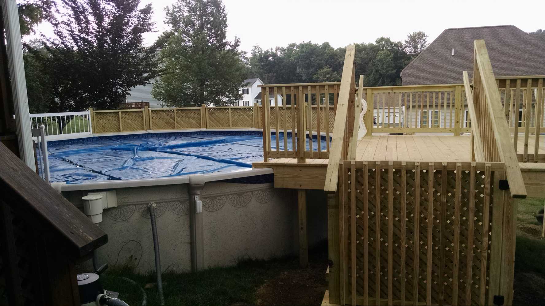 Photo(s) First General Services New Deck for Swimming Pool 