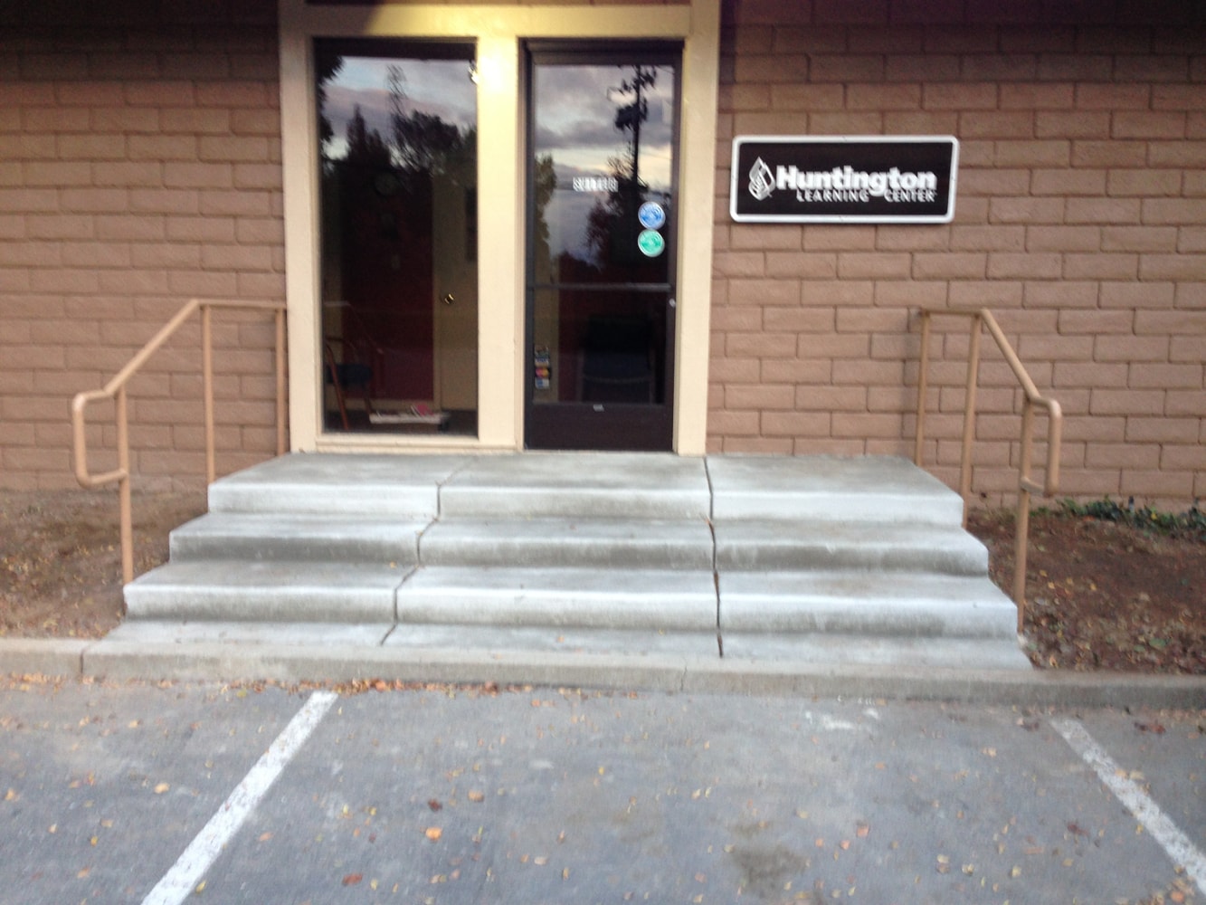 Ornamental iron fences. 