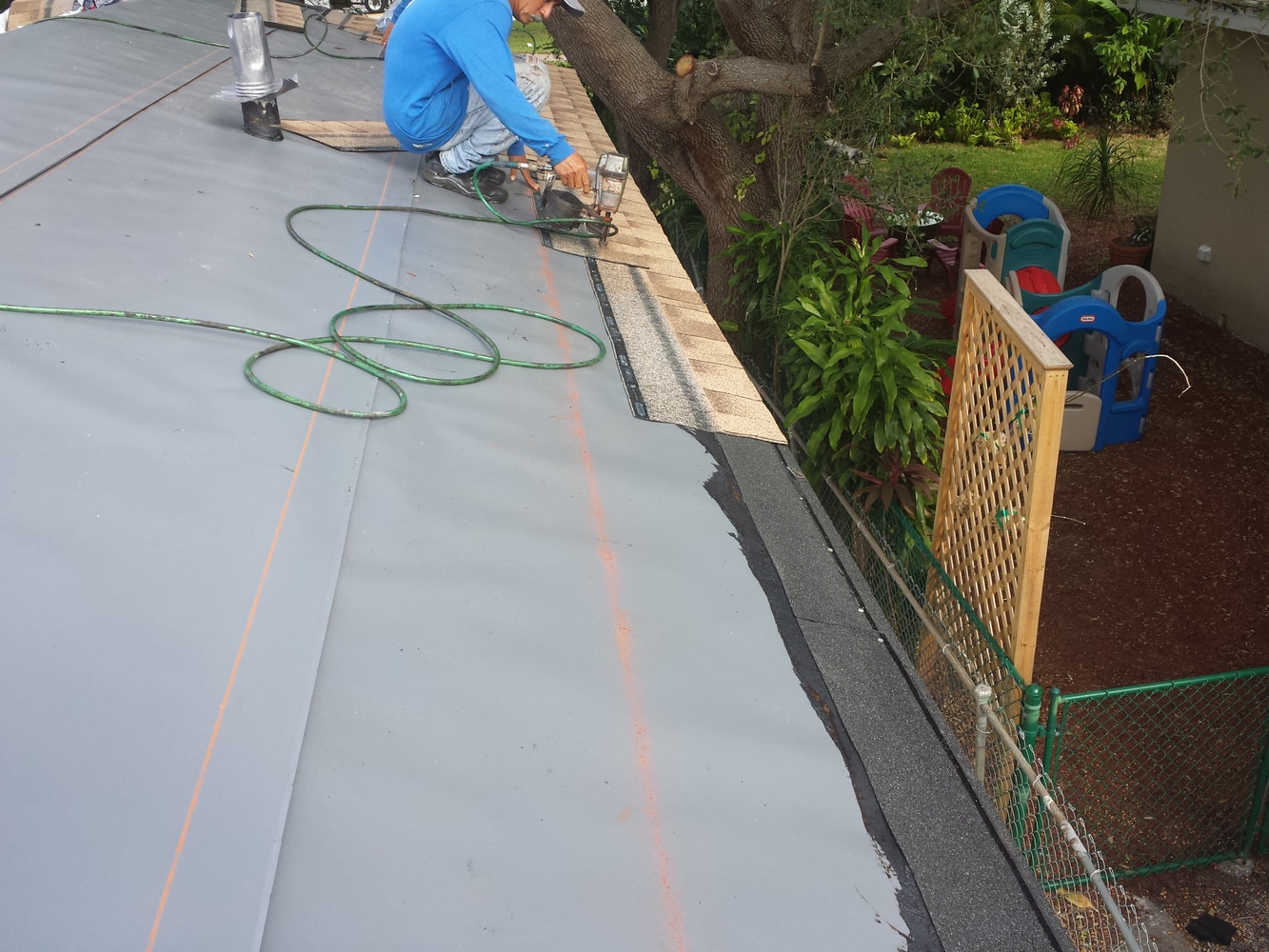 GAF system shingle roof in Coral Gables/Coconut Grove