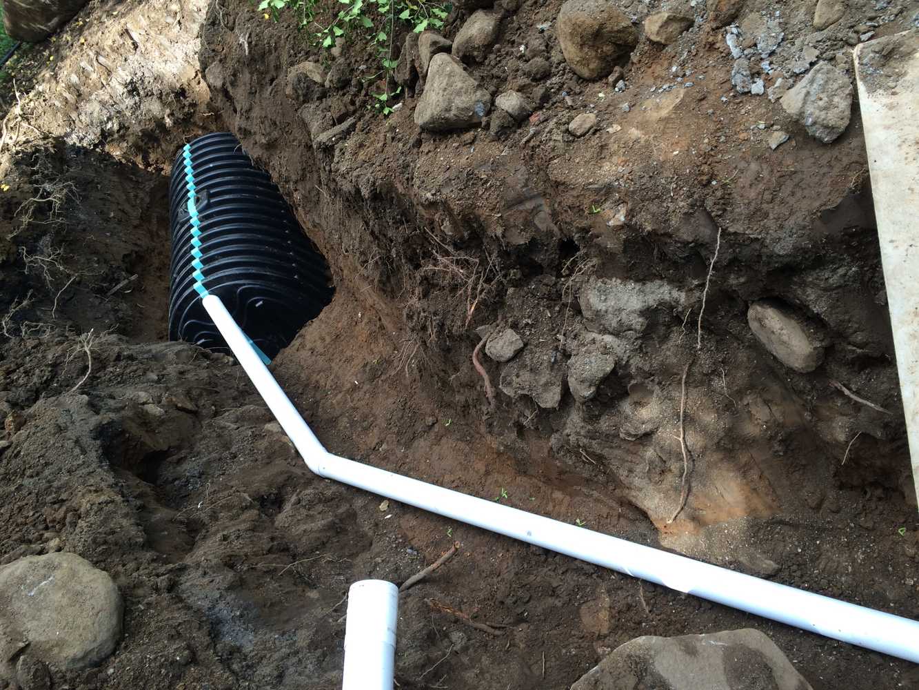 Croton addition excavation, drainage, foundation sealing